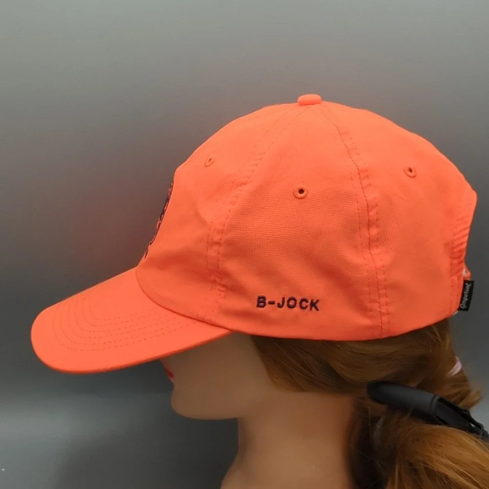 Evanston Golf Club Caddie B-Jock Imperial Hat Cap Orange OSFA Strapback